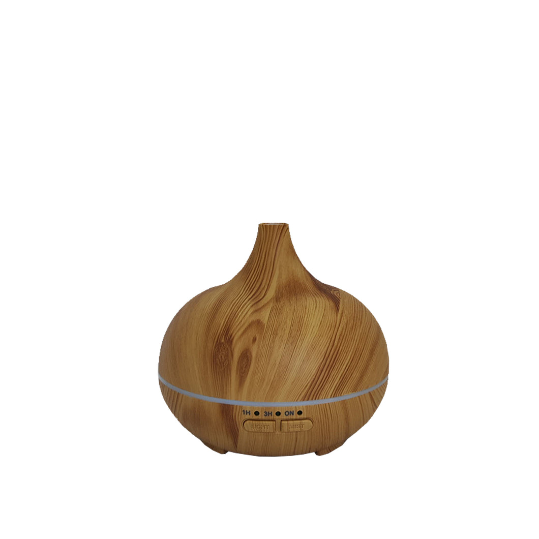 Humidificador Mini Volcán Madera Clara 150ml