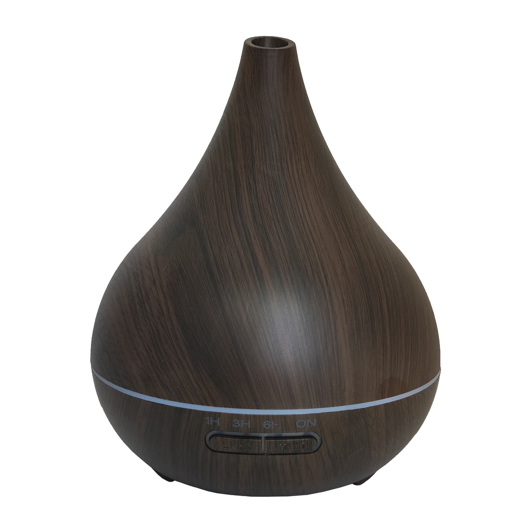 Humidificador Volcán Madera Oscura 400ml