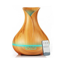 Cargar imagen en el visor de la galería, Humidificador Jarrón Madera Clara 350ml
